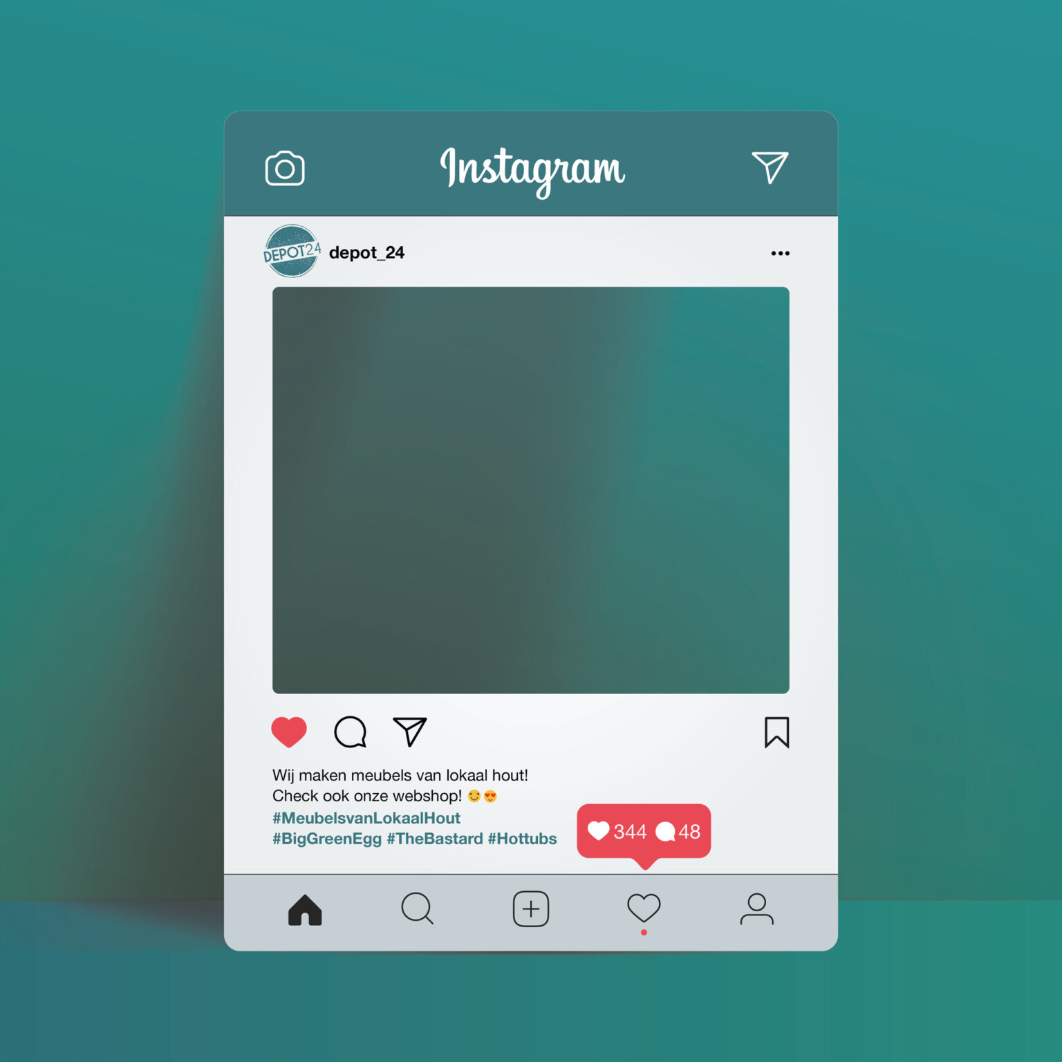 Social Media Frame maken Social Media Bord maken Social Frame XL
