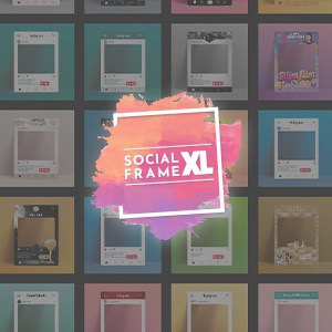 Verplaatsing nietig vat Social Media Frame maken - Social Media Bord maken - Social Frame XL